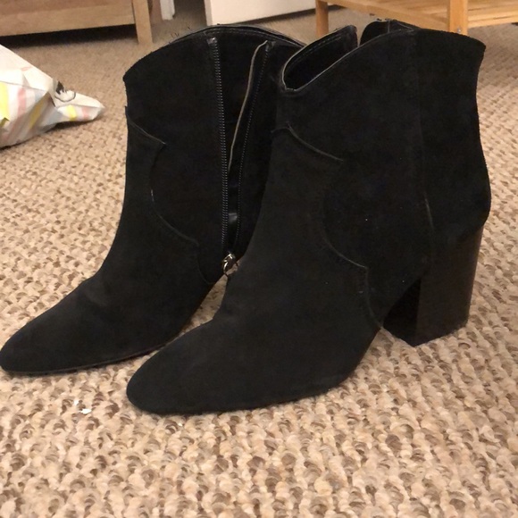 Zara black suede dickies Isabel marant style - Picture 6 of 9